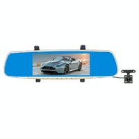 7 Lcd Touch Screen Rear View Mirror Car Recorder with Separate Camera thumbnail