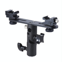Dual Hot Shoe Flash Bracket - Compact And Versatile thumbnail