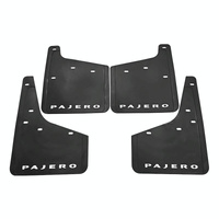 For Mitsubishi Pajero 2004-2021 4Pcs / Set Car Auto Soft Plastic Splash Flaps Fender Guard thumbnail