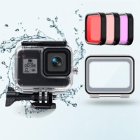 Waterproof Case for Gopro Hero8 with Touch Back Cover and Lens Filter - 45m thumbnail
