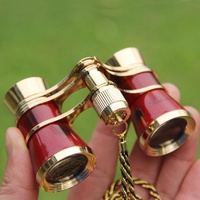 Gold Plated Classical Mirror Telescope - 3x25 Belt thumbnail