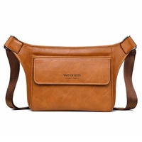 Large Capacity Crossbody Bag For Men D808 Single Shoulder Bag - Black thumbnail