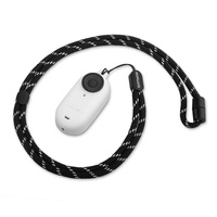 Silicone Camera Body Case with Lens Cap and Neck Strap for Insta360 Go 3 - Black thumbnail