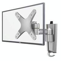 Quick Release Wall Mount for Computer Monitor - Silver Gray thumbnail