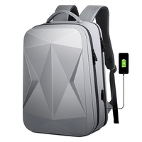 Waterproof Laptop Backpack with Usb Port - Large Capacity - Light Grey thumbnail