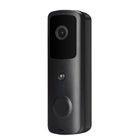 Wireless Smart Doorbell With Two-Way Intercom & Night Vision - Battery Powered - Black thumbnail