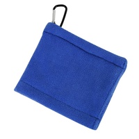 Blue Terry Towel for Wet and Dry Golf Cleaning with Hook thumbnail