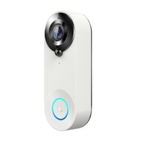 1080P Smart Doorbell With 150 Degree Wide Angle - Black thumbnail