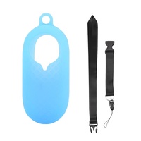 Silicone Camera Case Set with Lanyard for Insta360 Go2 - Black thumbnail