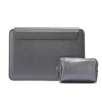 13-inch Multifunctional Laptop Stand Bag - Black - Gray thumbnail