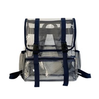 Waterproof Travel Backpack - Pvc Material - Grey thumbnail
