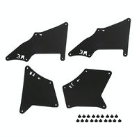 Front Wheel Fender Leather Lining For 03-17 Toyota Prado 2700 4000 Black thumbnail