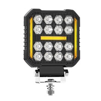 4 Inch Square Mixed Luminous Angel Eye Car Work Light thumbnail