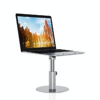 Silver 360 Degree Rotating Aluminum Laptop Stand thumbnail