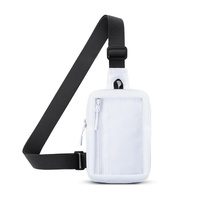 Crossbody Chest Pack For Outdoor Sports Unisex Cell Phone Bag - Black thumbnail