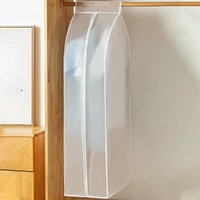 Waterproof Hanging Storage Bag for Dustproof Organization - White thumbnail