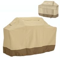 Waterproof Bbq Cover with Sundry Bag - Oxford Cloth 150x61x122cm Beige thumbnail