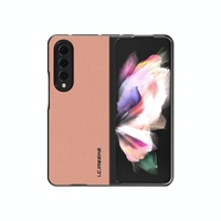Leather Shockproof Case for Samsung Galaxy z Fold 4 / 5g - Pink thumbnail