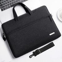 13.3 Inch Inner Bag with Shoulder Strap for Handbag or Laptop - Pink thumbnail