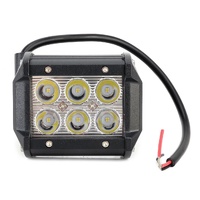 18W Cree 6 Led White Light Condenser Engineering Lamp / Waterproof Ip67 Suvs Light Dc 10 - 30V Black thumbnail