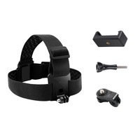 Adjustable Head Strap with Phone Clamp for Gopro and Action Cameras thumbnail