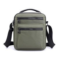 Men Oxford Cloth Crossbody Chest Bag Sporty And Versatile - Black thumbnail