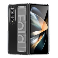 Silicone Wristband Foldable Phone Case for Samsung Galaxy z Fold 4 - White thumbnail