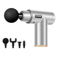 Fascia Mini Electric Muscle Portable Fitness Muscle Relaxing Massager / Massage Gun - Dark Night Black thumbnail