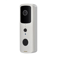Smart Wifi Video Doorbell With Two-Way Intercom & Night Vision - White thumbnail