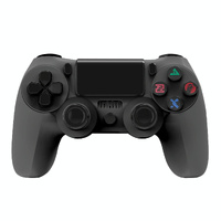 Wireless Bluetooth Game Controller for Ps4 with Dual Vibration and Light Strip - Black thumbnail