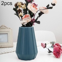 2-piece Plastic Vase for Creative Flower Arrangements - Milk White thumbnail