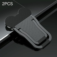 Foldable Metal Laptop Stand - Set of 2 - Black thumbnail