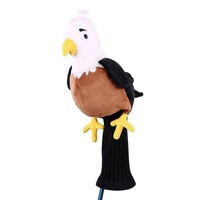 Adorable Plush Golf Club Cover for Animals - Pink thumbnail