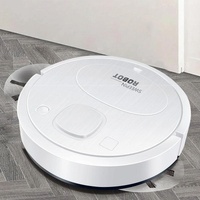 Smart Usb Charging Robot Vacuum Cleaner - Automatic Cleaning - Black thumbnail