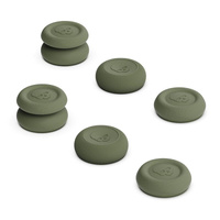 Anti-skid Joystick Cap Set for Steam Deck Console - Button Combo - Green thumbnail