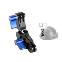 360 Degree Rotating Mount Adapter for Gopro Hero11 - Aluminium Alloy - Blue thumbnail