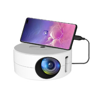 Portable Mini Projector - Hd Led Usb Powered Wired Connection - White thumbnail