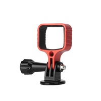 Universal Metal Bracket Adapter for Dji Pocket 3 with Screw - Red thumbnail