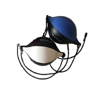 Suspended Boxing Training Ball - Pear Shape - White Black thumbnail