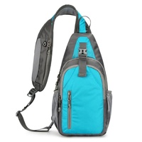 Waterproof Outdoor Sports Chest Bag Crossbody Single Shoulder Design - Orange thumbnail