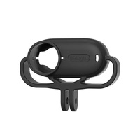 Shock-absorbing Silicone Cover for Insta360 Go 3s Camera - Black - Vertical Gray thumbnail