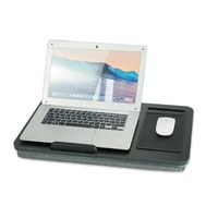 Black Wood Multifunctional Lazy Desk - Compact Design thumbnail