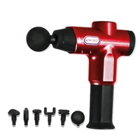 Portable Electric Massager For Muscle Relaxation And Fitness - Red thumbnail
