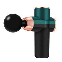 Compact 12V Muscle Relax Massage Gun - Mini Size - Black Green thumbnail