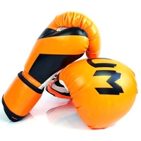 Professional Adult Boxing Training Gloves - 6Oz For Muay Thai Fighting - Black thumbnail