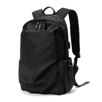 Multifunctional Oxford Laptop Backpack in Black thumbnail