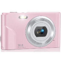36mp 2.7k Full Hd Digital Camera with 16x Zoom for Children - 2.4 Inch Screen - Black thumbnail