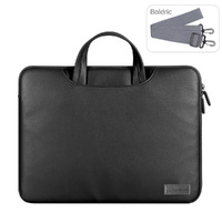 15 Inch Waterproof Pu Laptop Inner Bag - Grey thumbnail