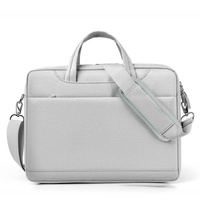Thickened Airbag Laptop Messenger Bag - Fits 15.6-16.1 Inches - Black thumbnail