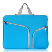 13 Inch Multi-Pocket Laptop Liner Bag For Diving Material Computer - Purple thumbnail
